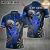 Maxcorners Halloween Darts Shirt Vampire vs Skeleton, Dartboard, Flying Darts and Bats Multi Options Personalized Name, Team Name Unisex 3D Shirt (6 Colors)
