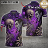 Maxcorners Halloween Darts Shirt Vampire vs Skeleton, Dartboard, Flying Darts and Bats Multi Options Personalized Name, Team Name Unisex 3D Shirt (6 Colors)