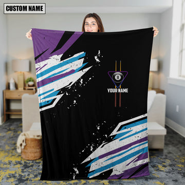 Maxcorners Personalized Billiard Color Blanket