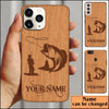 Maxcorners Fishman Wooden Personalized Name Phone Case LM1812