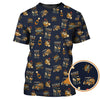 Maxcorners Funny Bourbon Pattern Polos, Golf and Bourbon Shirt for Men, Gift For Golfers