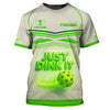 Maxcorners Personalized Name Funny Pickleball Shirt, Just Dink It Pickleball Shirts, Gift For Pickleball Lover LM0509