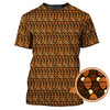 Maxcorners Sasquatch Golf Pattern Shirt, Crazy Golf Shirt For Men, Funny Bigfoot Golf Polos