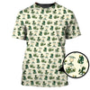 Maxcorners Bigfoot Golf Shirt For Men, Funny Golf Shirts, Pattern Golf Gift For Golfers