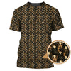 Maxcorners Dog Pattern Golf Shirt For Men, German Shepherd Golf Shirt, Crazy Golf Shirts For Golfer