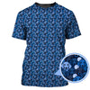 Maxcorners Dachshund Dog Pattern Golf Shirt With Navy Color , Funny Dachshund Golf Shirt For Golfers, Golf Gift For Dog Lover