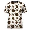 Maxcorners Funny Poker Playing Card Shirts For Men, Skull King & Card Suits Pattern Polos, Funny Poker ShirtLM1009