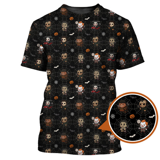 Maxcorners Halloween Golf Shirt For Golfer, Funny Pattern Golf Shirt, Crazy Golf Shirt For Men