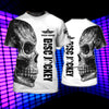 Maxcorners DJ Skull Art Personalized 3D All Over Printed Shirt