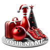 Maxcorners Custom Bowling Shoes, Custom Bowling Shoes Ornaments For Bowling Lovers