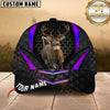 Maxcorners Deer Hunting Hexagon Multicolor Options Personalized Name 3D Cap