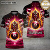 Maxcorners Billiards Pharaoh Cosmic Fantasy Multi Options Personalized Name, Team Name Unisex 3D Shirt (4 Colors)