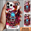 Maxcorners Darts Phonecase Demon Wolf Anime Dart Bullseye Personalized Name 3D Phone Case (4 Colors)