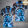 Maxcorners Darts Cute Angry Bear Lightning Energy Dartboard Target Multi Options Personalized Name, Team Name Unisex 3D Shirt (4 Colors)