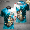 Maxcorners Eagle Dartboard Artistic Splash Multi Options Personalized Name, Team Name Unisex 3D Shirt (4 Colors)