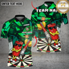 Maxcorners Darts Cool Dynamite Cartoon Street Style Multi Options Personalized Name, Team Name Unisex 3D Shirt (4 Colors)