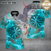 Maxcorners Darts Angel Archer Fantasy Sky Multi Options Personalized Name, Team Name Unisex 3D Shirt (4 Colors)