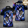 Maxcorners Darts Love Demon Butterfly Glow Multi Options Personalized Name, Team Name Unisex 3D Shirt (4 Colors)