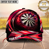 Maxcorners Darts Purple Smoke Energy Dartboard Focus Multicolor Option Personalized Name 3D Cap