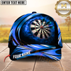 Maxcorners Darts Purple Smoke Energy Dartboard Focus Multicolor Option Personalized Name 3D Cap