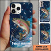 Maxcorners Fishing Phone Case Dynamic Water Motion Custom Name Phone Case