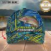 Maxcorners Abstract Water Flow Custom Name Fishing Cap