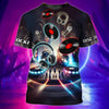 Maxcorners DJ Disc Jockey 3D All Over Printed Shirt