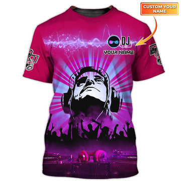Maxcorners DJ I Am Personalized 3D All Over Printed Shirt