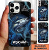 Maxcorners Fishing Phone Case Anchor Lightning Wave Rings Custom Name Phone Case