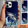 Maxcorners Dynamic Surface Feeding Design Custom Name Fishing Phone Case
