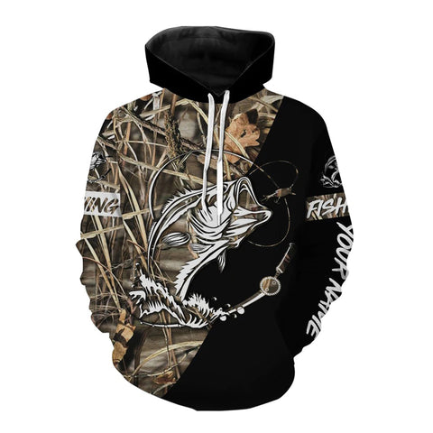 Maxcorners Personalized Fishing Tattoo Full Printing 3D Hoodie