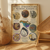 Maxcorners Animals USA Hunting Framed Canvas5 LM2611