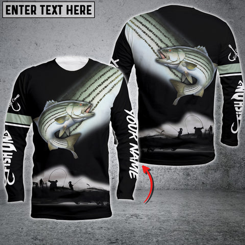 Maxcorners Fishing Customize Name 3D Shirts