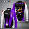 Maxcorners Billiards Ball Colourful Personalized 3D Long sleeve Polo Shirt