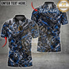 Maxcorners Bowling Shirt Japanese Dragon Samurai Design Multi Options Personalized Name, Team Name Unisex 3D Shirt (7 Colors)