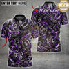 Maxcorners Bowling Shirt Japanese Dragon Samurai Design Multi Options Personalized Name, Team Name Unisex 3D Shirt (7 Colors)