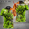 Maxcorners Darts Angry Fiery Bear Beer Mug Dartboard Flame Lightning Custom Team Name Personalized Name 3D Polo Shirt