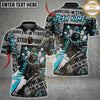 Maxcorners Bowling Punk Rock Newspaper Collage Newspaper Print Graffiti Splatter Lightning Bowling Ball Strike Crashing Pins Multi Options Personalized Name, Team Name Unisex 3D Shirt (4 Colors)