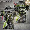 Maxcorners Bowling Punk Rock Newspaper Collage Newspaper Print Graffiti Splatter Lightning Bowling Ball Strike Crashing Pins Multi Options Personalized Name, Team Name Unisex 3D Shirt (4 Colors)