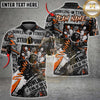 Maxcorners Bowling Punk Rock Newspaper Collage Newspaper Print Graffiti Splatter Lightning Bowling Ball Strike Crashing Pins Multi Options Personalized Name, Team Name Unisex 3D Shirt (4 Colors)