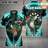 Maxcorners Dart Crocodile Team Lightning Multicolor Customized Name, Team Name 3D Shirts