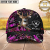 Maxcorners Deer Hunting Camo Honeycomb Tactical Pattern Personalized Name 3D Cap (6 Colors)