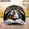 Maxcorners Hunting Whitetail Deer Viking Skull Black Gold Arrow Camo Custom Name 3D Cap (5 Colors)