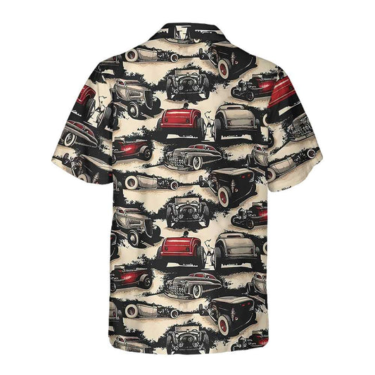 Maxcorners Retro Hot Rod Hawaiian Shirt