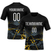 Maxcorners Custom Black White Splash Sublimation Volleyball Uniform Jersey LM2605