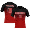 Maxcorners Custom Red Black-White Geometric Shape Sublimation Volleyball Uniform Jersey LM2605