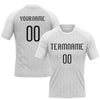 Maxcorners Custom White Black Geometric Shape Elite Sublimation Volleyball Uniform Jersey LM2605