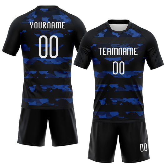 Maxcorners Custom Black White Camo Shape Sublimation Volleyball Uniform Jersey LM2605