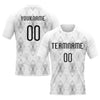 Maxcorners Custom White Black Geometric Shape Modern Sublimation Volleyball Uniform Jersey LM2605