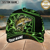 Maxcorners Neon Lightning Design Custom Name Fishing Cap